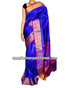 UPPADA HANDLOOM MIXED BLUE COLOR SAREE - pochampallysarees.com