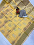 Uppada Pattu Silver Border Rich Pallu Saree - pochampallysarees.com