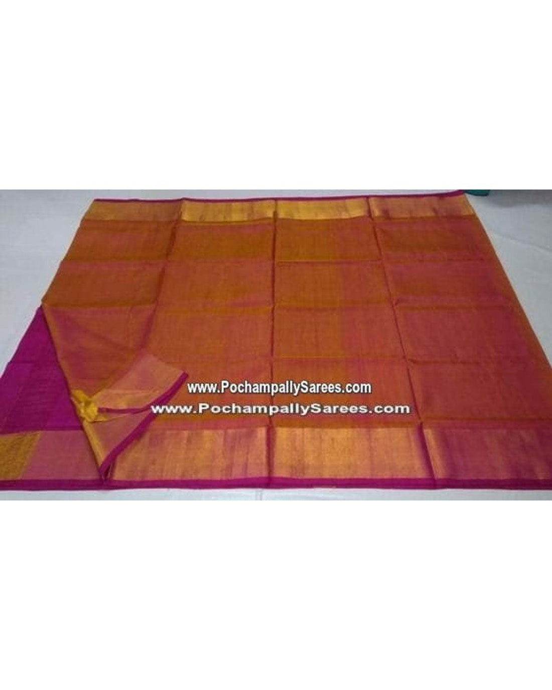 UPPADA SILK MIXED PINC COLOUR SAREE - pochampallysarees.com