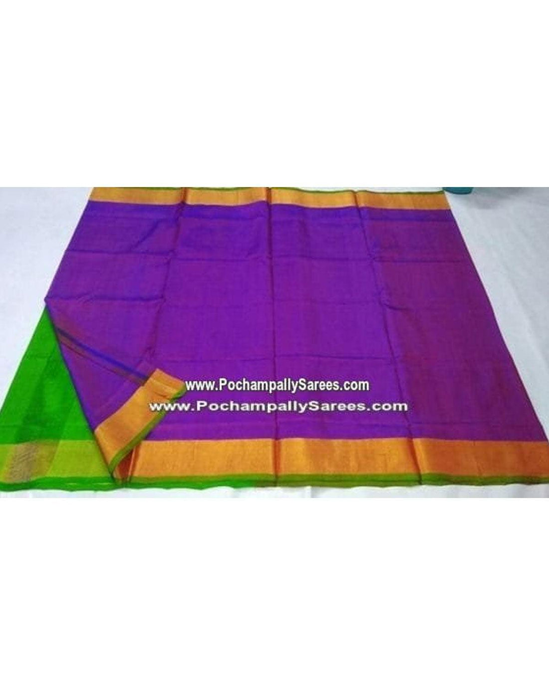 UPPADA SILK PURPLE COLOUR SAREE - pochampallysarees.com