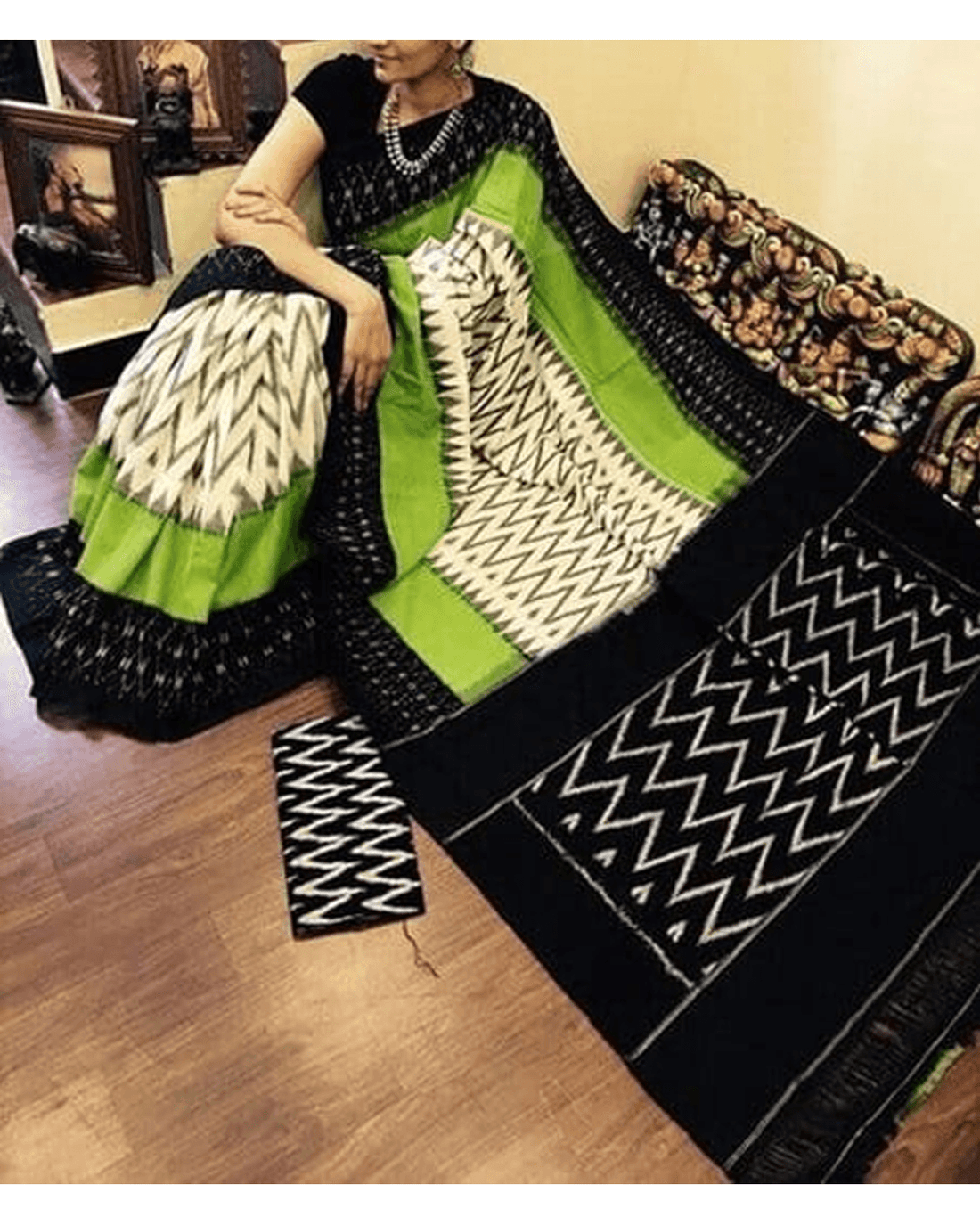 Double Ikkat Ikat Cotton Sarees Price Pochampally Ikkat Silk Ikat