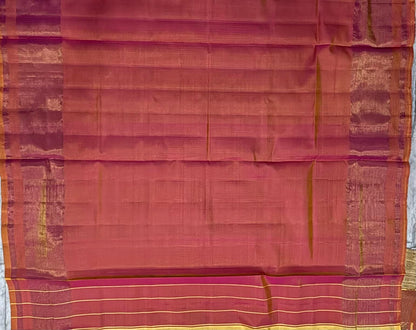 Handloom Ikat Real Patola Silk Saree – Classic Blue &amp; Maroon