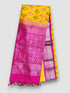 Yellow Pink Designer Kanchi Pure Soft Silk Saree - pochampallysarees.com
