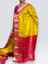 Yellow Red Color Designer Kanchi Pure Soft Silk Saree - pochampallysarees.com